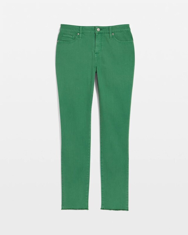 Girlfriend Fray Hem Ankle Jeans - image 5